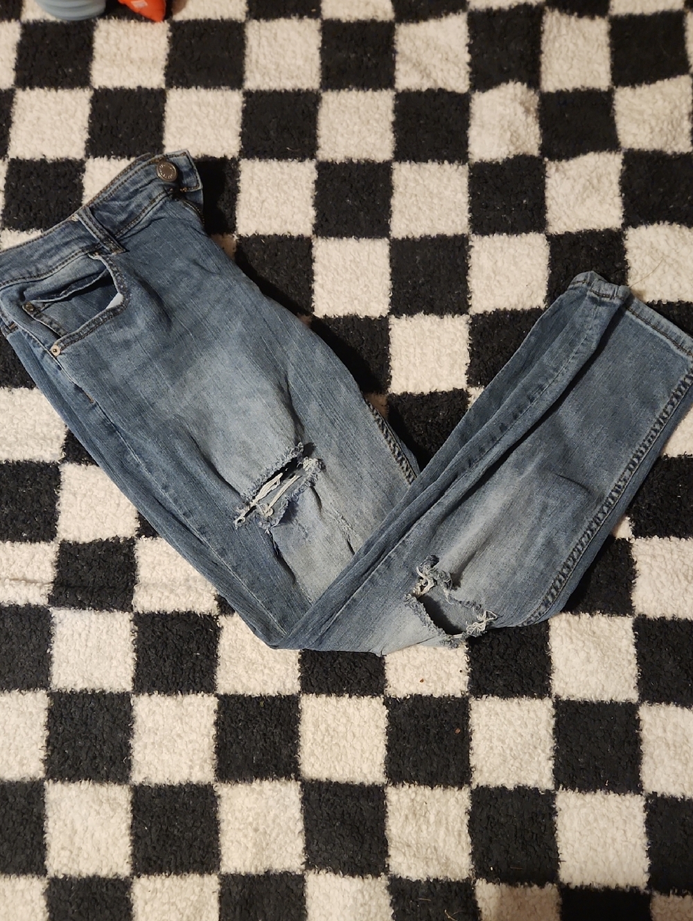 The Limited Slim Boyfriend Jeans in Light Blue Denim